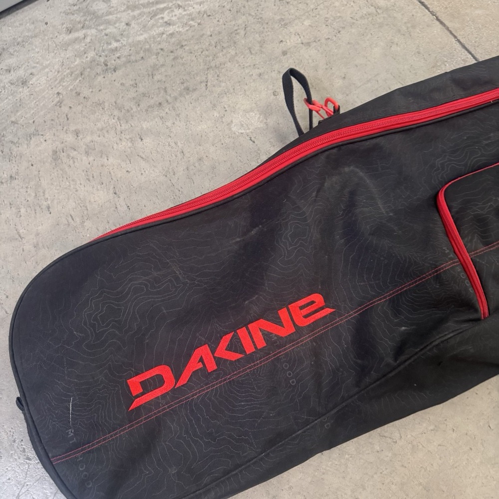 Dakine Topographic Snowboard Bag 157cm Luggage Storage Black Red Outdoor Straps - Picture 2 of 11